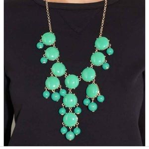 J Crew turquoise bubble necklace